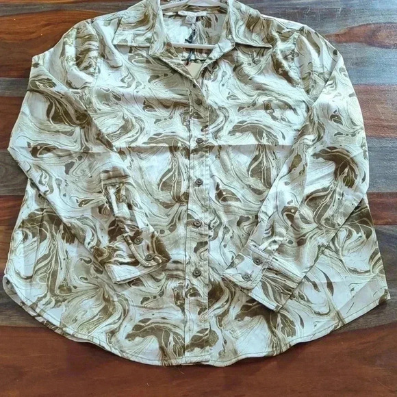 Eliane Rose women's button down long sleeve shirt - Picture 8 of 8